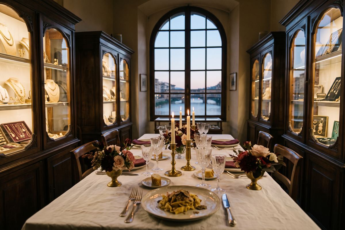 Cena nelle Boutiques del Ponte Vecchio
