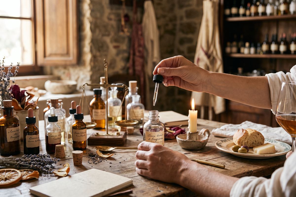 Il profumo su misura, dettaglio
