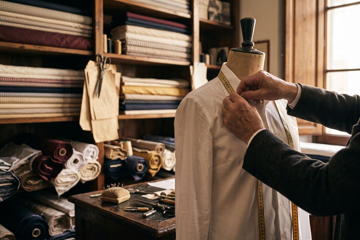 Il sarto e la camicia su misura