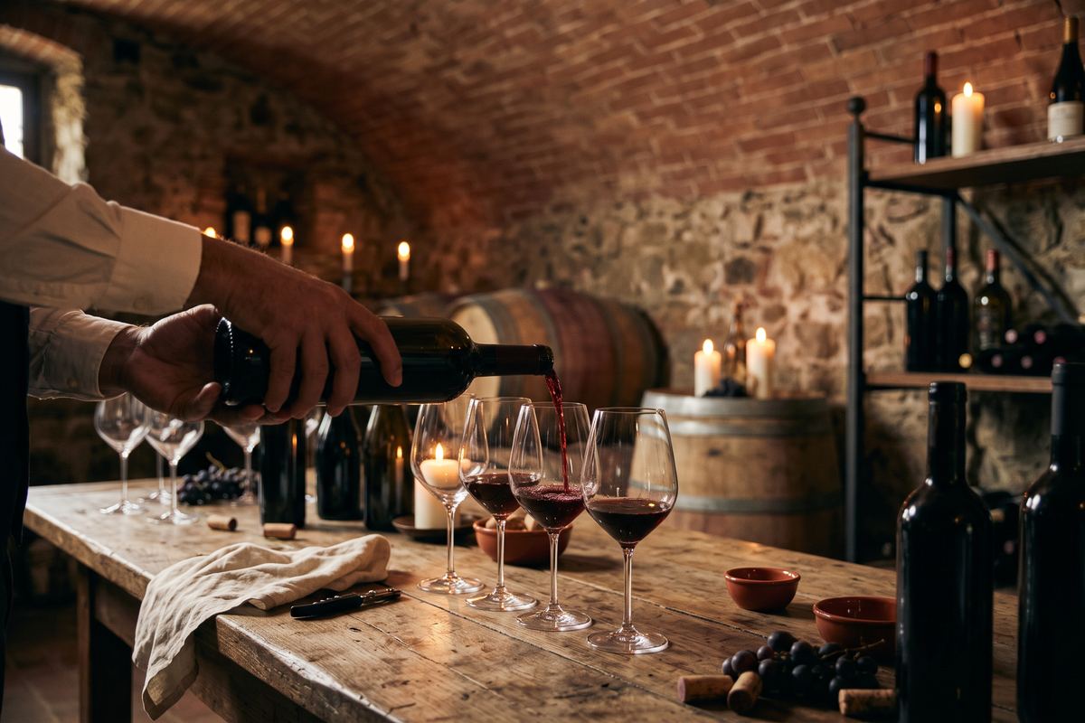 Degustazione di vini con sommelier