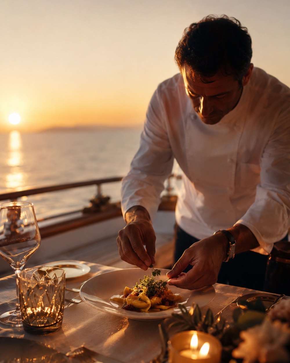 Chef privato a bordo dello yacht